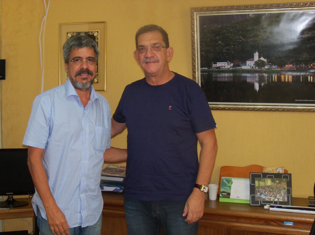 Mannarino recebe visita do Deputado Federal Luiz Sérgio